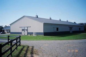 70'x184' Arena with 70'x120' Stall Barn-Apartment Alt view