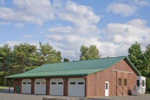 36'x60' Building with 12'x60' Enclosed Lean-to Shed